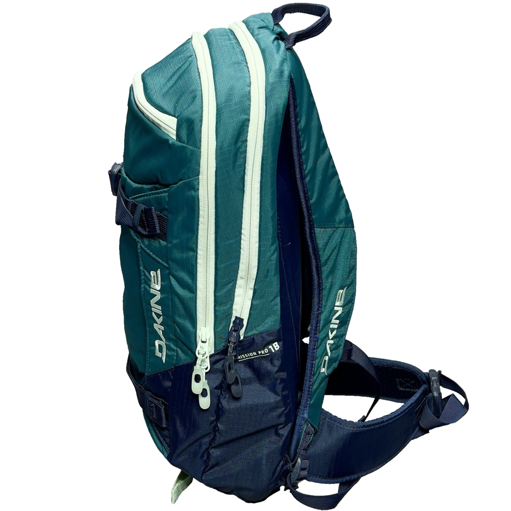 Dakine Backpack Mission Pro 18L Grean Blue School Ski Snowboard Hydration Ready